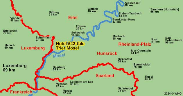 Urlaub in Trier an der Mosel. Wellness-Kurzurlaub im Moseltal, zwischen Eifel und Hunsrck.